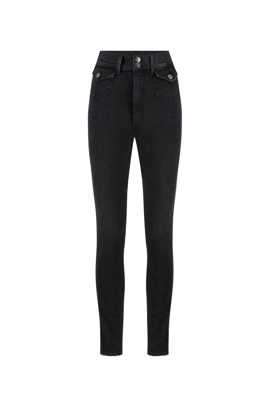 Winter 23 ANIYE BY | Skinny Used Denim Black Used