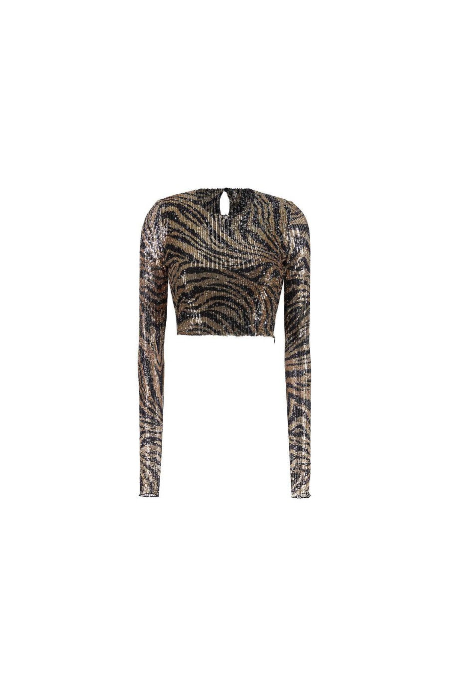 Winter 23 ANIYE BY Top/T-Shirt | Crop Top Wanda Tiger Night