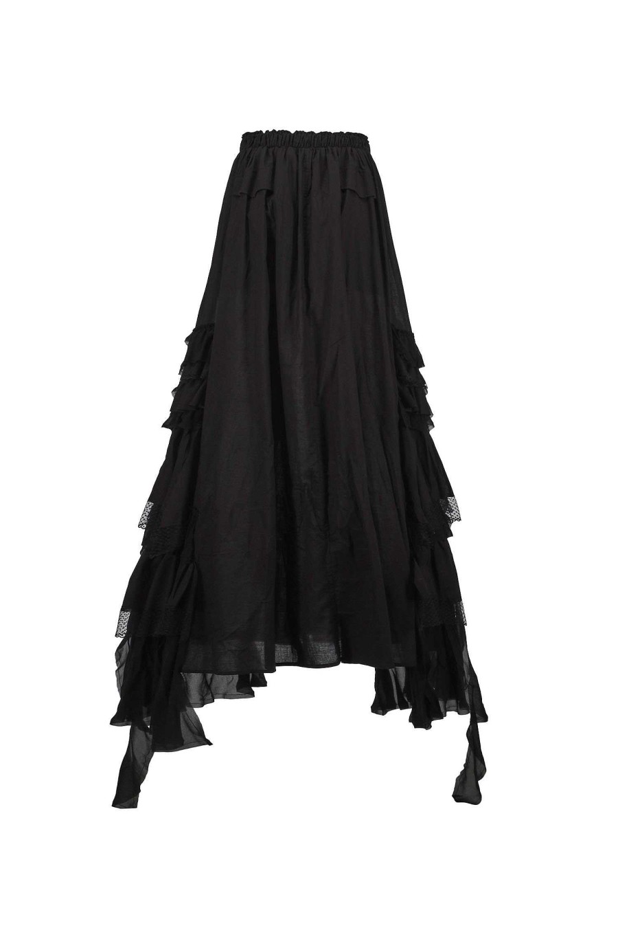 Summer 24 ANIYE BY Gonne | Missy Ruffle Skirt Black