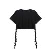 Summer 24 ANIYE BY T-Shirt | Crop Lovesick Black