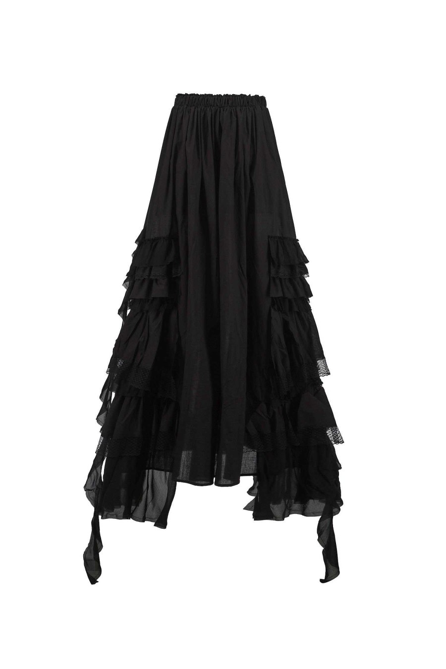 Summer 24 ANIYE BY Gonne | Missy Ruffle Skirt Black